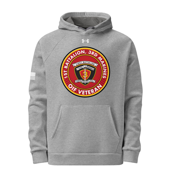 1/3 Marines OIF Veteran Under Armour® Hoodie Tactically Acquired Grey S 