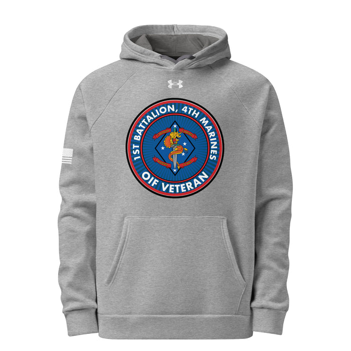 1/4 Marines OIF Veteran Under Armour® Hoodie Tactically Acquired Grey S 