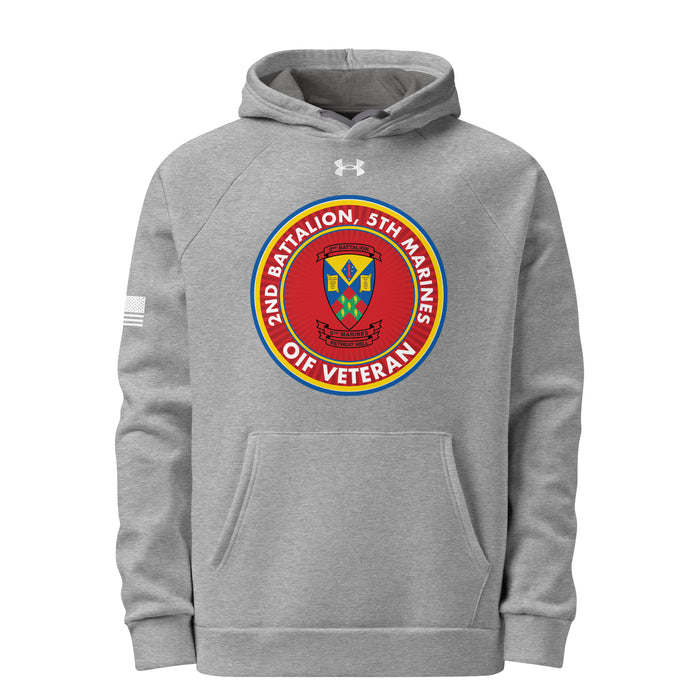 2/5 Marines OIF Veteran Under Armour® Hoodie Tactically Acquired Grey S 