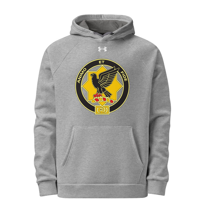 1st Cavalry Regiment Under Armour® Unisex Hoodie Tactically Acquired Grey S