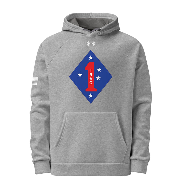 1st Marine Division Operation Iraqi Freedom Under Armour® Hoodie Tactically Acquired Grey S