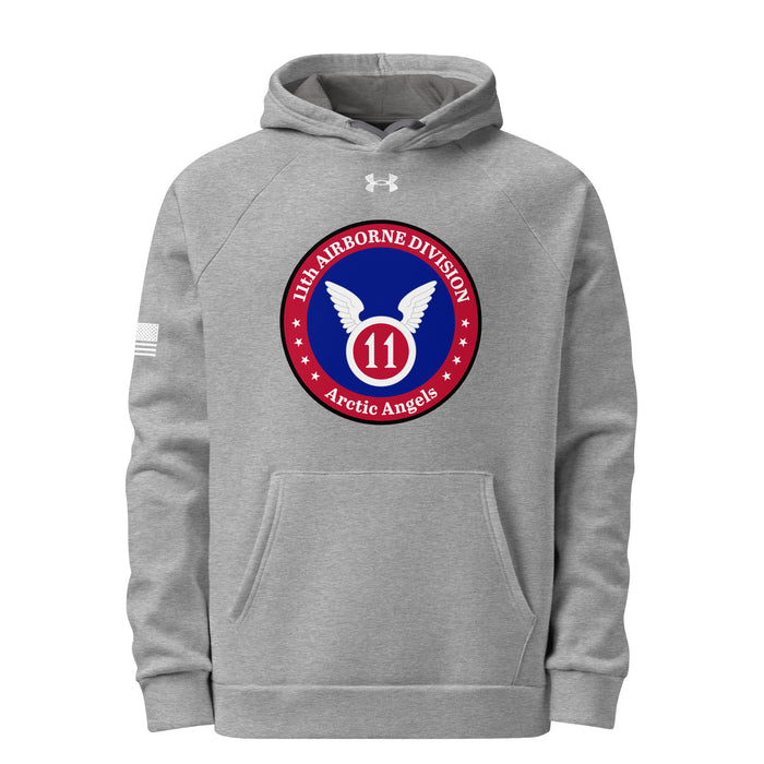 11th Airborne Division "Arctic Angels" Unisex Under Armour® Hoodie Tactically Acquired Grey S