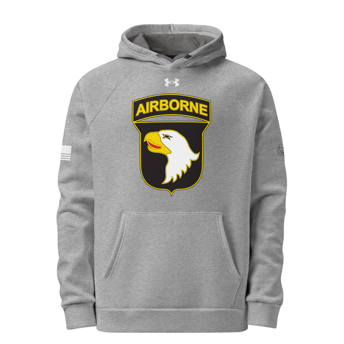 101st Airborne Division CSIB Unisex Under Armour® Hoodie Tactically Acquired Grey S