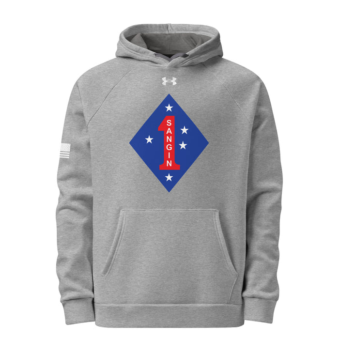 1st Marine Division Battle of Sangin Under Armour® Hoodie Tactically Acquired Grey S