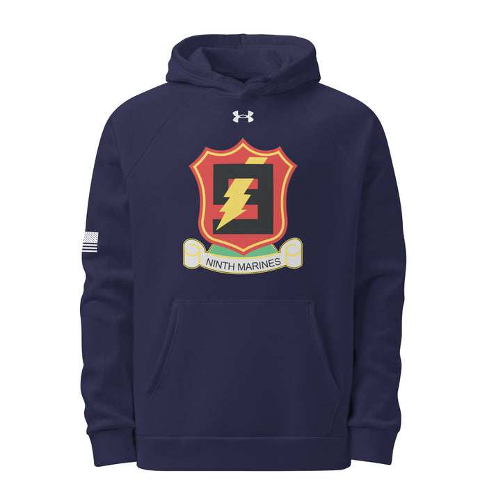 9th Marine Regiment Under Armour® Hoodie Tactically Acquired Navy S 