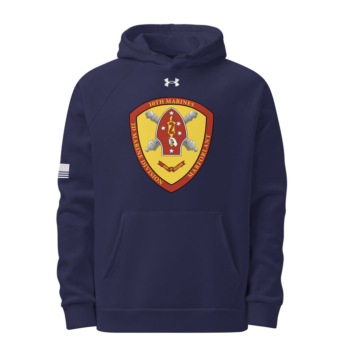 10th Marine Regiment Under Armour® Hoodie Tactically Acquired Navy S 