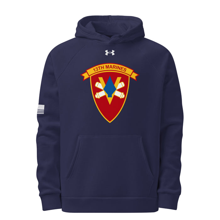 13th Marine Regiment Under Armour® Hoodie Tactically Acquired Navy S 