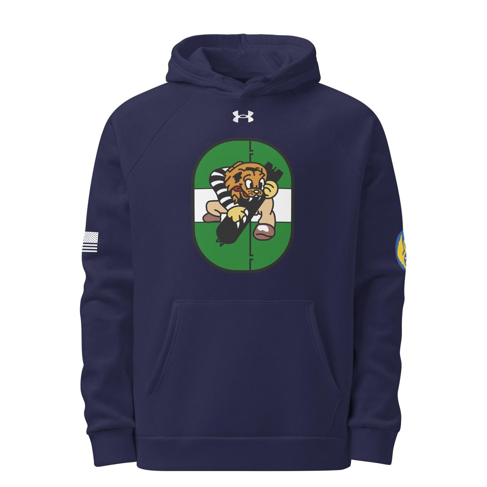 854th Bomb Squadron - 491st Bomb Group Under Armour® Hoodie Tactically Acquired Navy S 