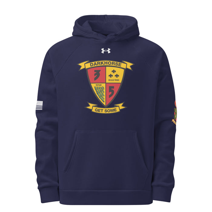 3/5 Marines Under Armour® Hoodie Tactically Acquired Navy S 