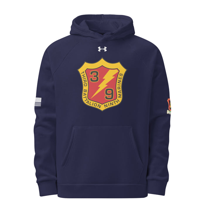 3/9 Marines Under Armour® Hoodie Tactically Acquired Navy S 