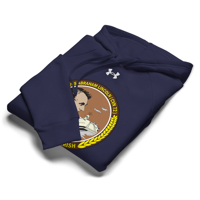 USS Abraham Lincoln (CVN-72) Unisex Under Armour® Hoodie Tactically Acquired   