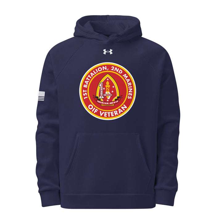 1/2 Marines OIF Veteran Under Armour® Hoodie Tactically Acquired Navy S 