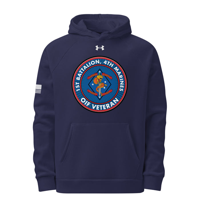 1/4 Marines OIF Veteran Under Armour® Hoodie Tactically Acquired Navy S 