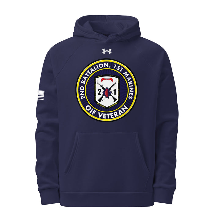 2/1 Marines OIF Veteran Under Armour® Hoodie Tactically Acquired Navy S 