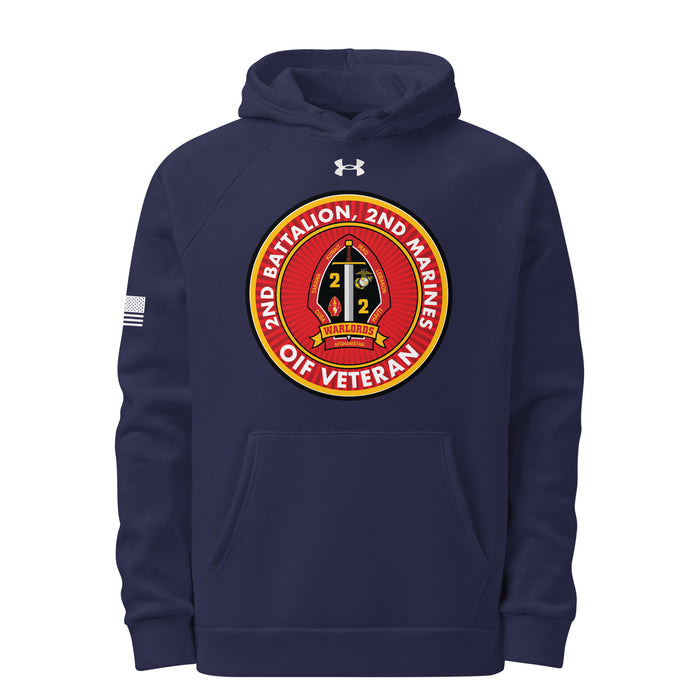 2/2 Marines OIF Veteran Under Armour® Hoodie Tactically Acquired Navy S 