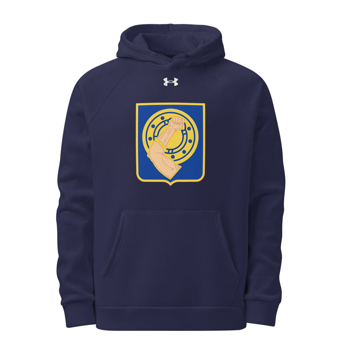 34th Armor Regiment Under Armour® Unisex Hoodie Tactically Acquired Navy S