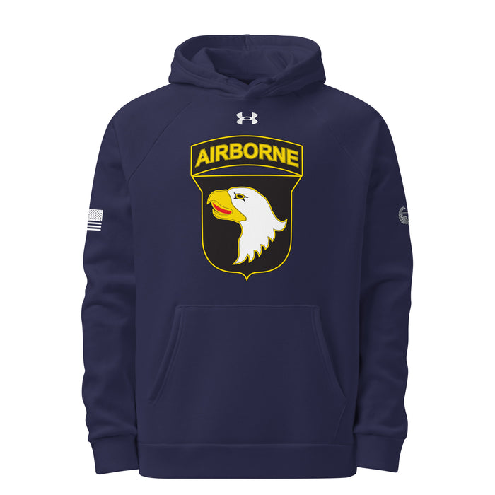 101st Airborne Division CSIB Unisex Under Armour® Hoodie Tactically Acquired Navy S