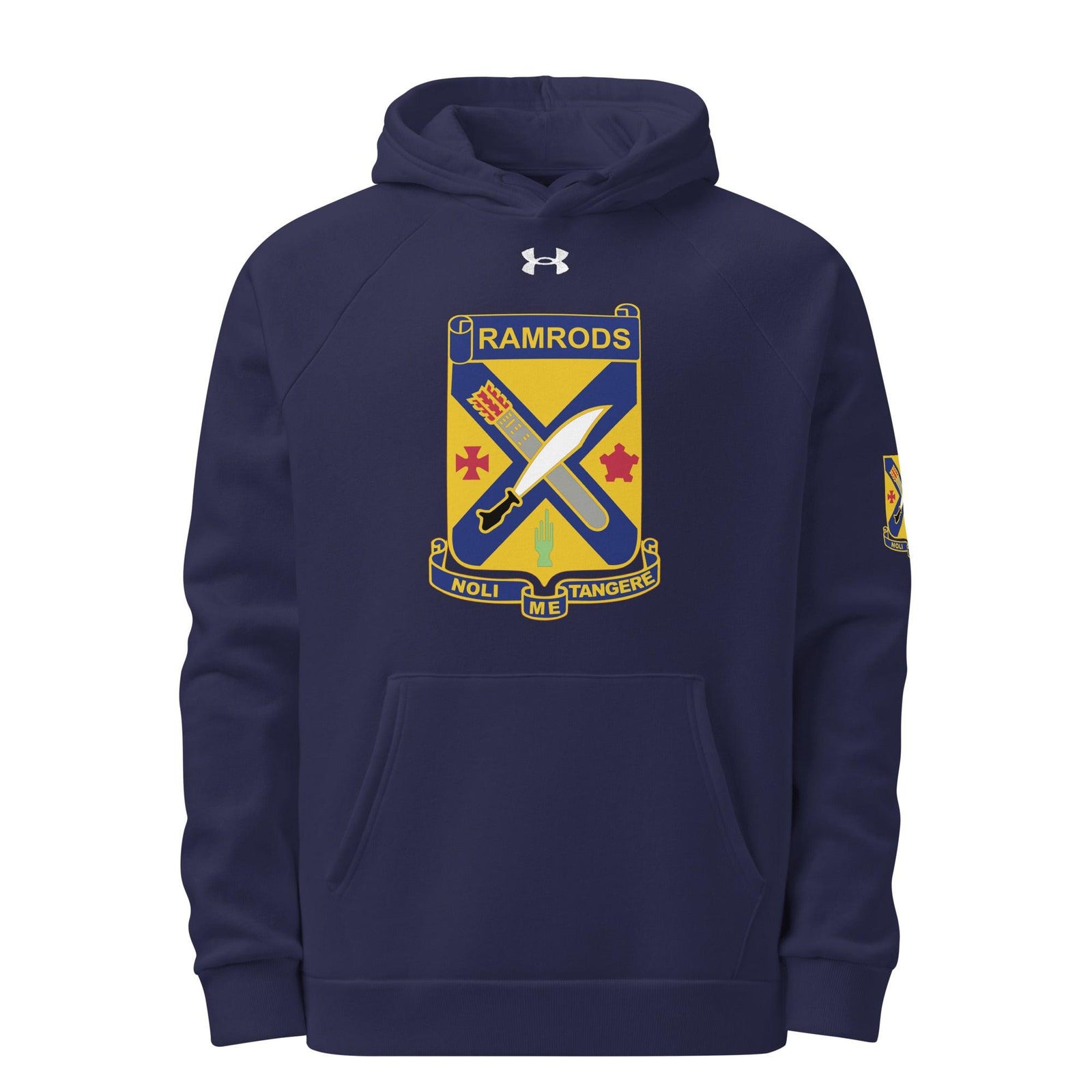 2-2 Infantry "Ramrods" Unisex Under Armour® Hoodie Tactically Acquired Navy S