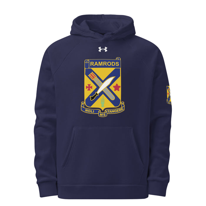 2-2 Infantry "Ramrods" Unisex Under Armour® Hoodie Tactically Acquired Navy S