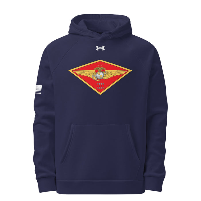 3rd Marine Aircraft Wing (3rd MAW) Under Armour® Hoodie Tactically Acquired Navy S