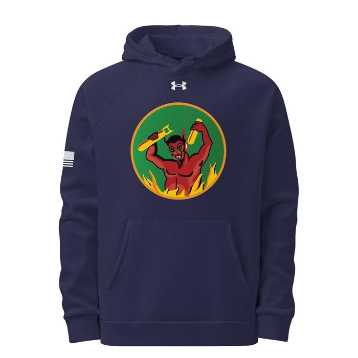 555th Bombardment Squadron Unisex Under Armour® Hoodie Tactically Acquired Navy S