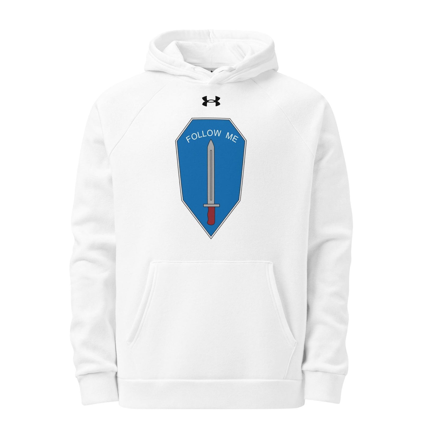 U.S. Army Infantry "Follow Me" Under Armour® Hoodie Tactically Acquired White S 