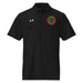 U.S. Army 24th Infantry Division Embroidered Under Armour® Men's Polo Tactically Acquired Black S 