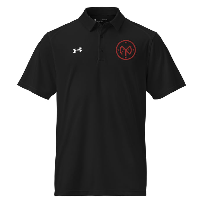 U.S. Army 27th Infantry Division Embroidered Under Armour® Men's Polo Tactically Acquired Black S 