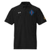 1st Marine Division Embroidered Under Armour® Men's Polo Tactically Acquired Black S 