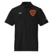 3rd Marine Division Embroidered Under Armour® Men's Polo Tactically Acquired Black S 