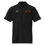2-327 INF RGT 'No Slack' Embroidered Under Armour® Men's Polo Tactically Acquired Black S 