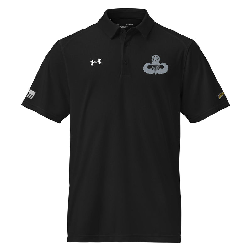 U.S. Army Master Parachutist Badge Embroidered Paratrooper Under Armour® Men's Polo