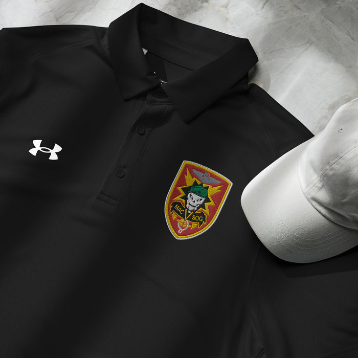 U.S. Army MACV-SOG Embroidered Under Armour® Men's Polo Tactically Acquired   