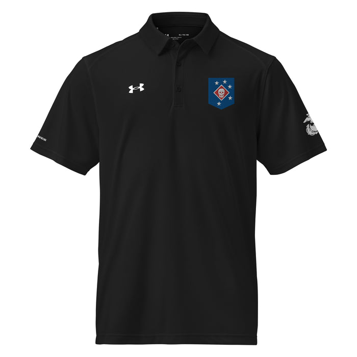 Marine Raiders Embroidered Under Armour® Men's Polo Tactically Acquired Black S 