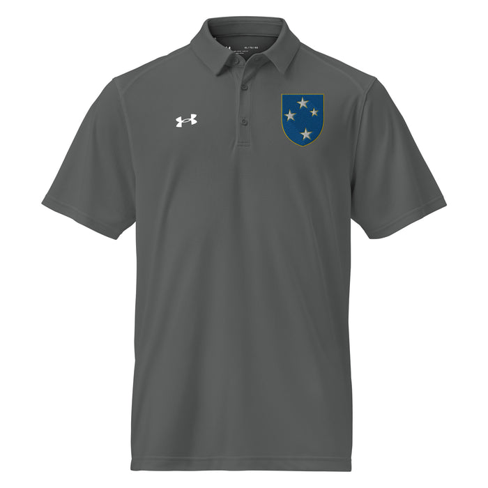 U.S. Army 23rd Infantry Division Embroidered Under Armour® Men's Polo Tactically Acquired Grey S 