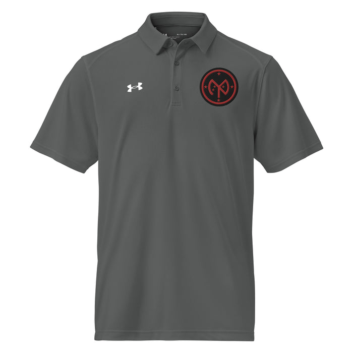 U.S. Army 27th Infantry Division Embroidered Under Armour® Men's Polo Tactically Acquired Grey S 