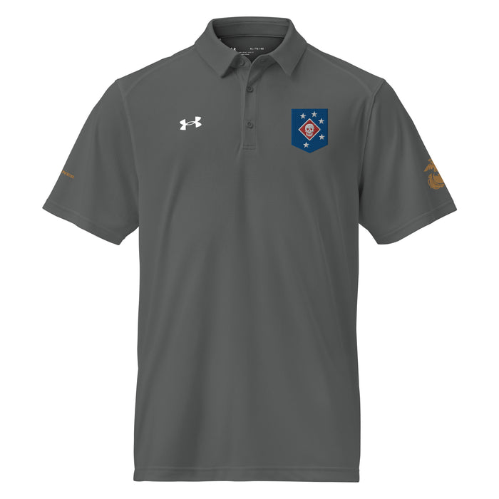 Marine Raiders Embroidered Under Armour® Men's Polo Tactically Acquired Grey S 