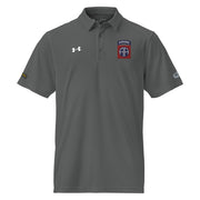 82nd Airborne Division Embroidered Under Armour® Men's Polo Tactically Acquired Grey S 