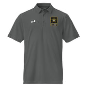 U.S. Army Embroidered Under Armour® Men's Polo Tactically Acquired Grey S 