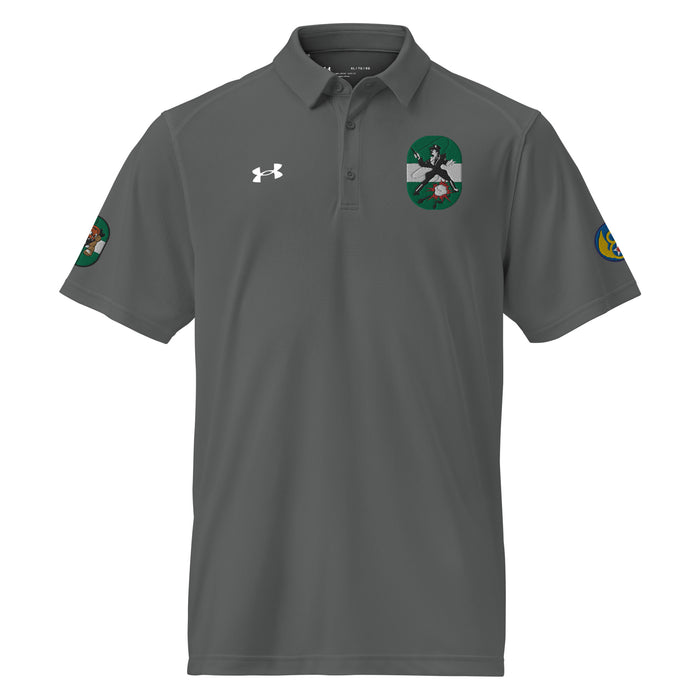 491st BG - 854th Bomb Squadron Embroidered Under Armour® Men's Polo Tactically Acquired Grey S 