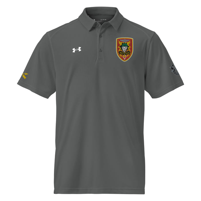 U.S. Army MACV-SOG Embroidered Under Armour® Men's Polo Tactically Acquired Grey S 