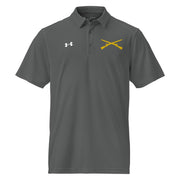 U.S. Army Infantry Embroidered Under Armour® Men's Polo Tactically Acquired Grey S 