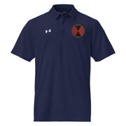 U.S. Army 7th Infantry Division Embroidered Under Armour® Men's Polo Tactically Acquired Navy S 