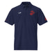 USMC Red EGA Embroidered Under Armour® Men's Polo Tactically Acquired Navy S 