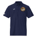 USS Abraham Lincoln (CVN-72) Embroidered Under Armour® Men's Polo Tactically Acquired Navy S 