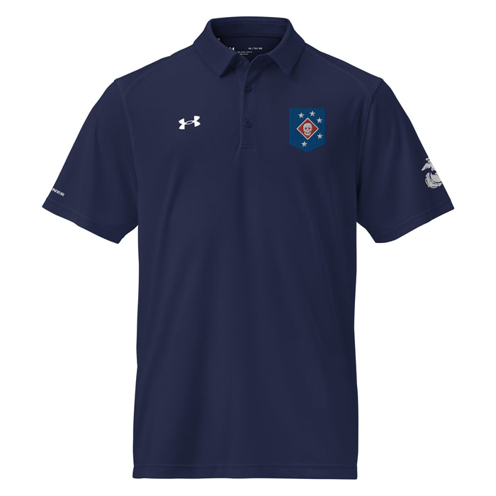 Marine Raiders Embroidered Under Armour® Men's Polo Tactically Acquired Navy S 