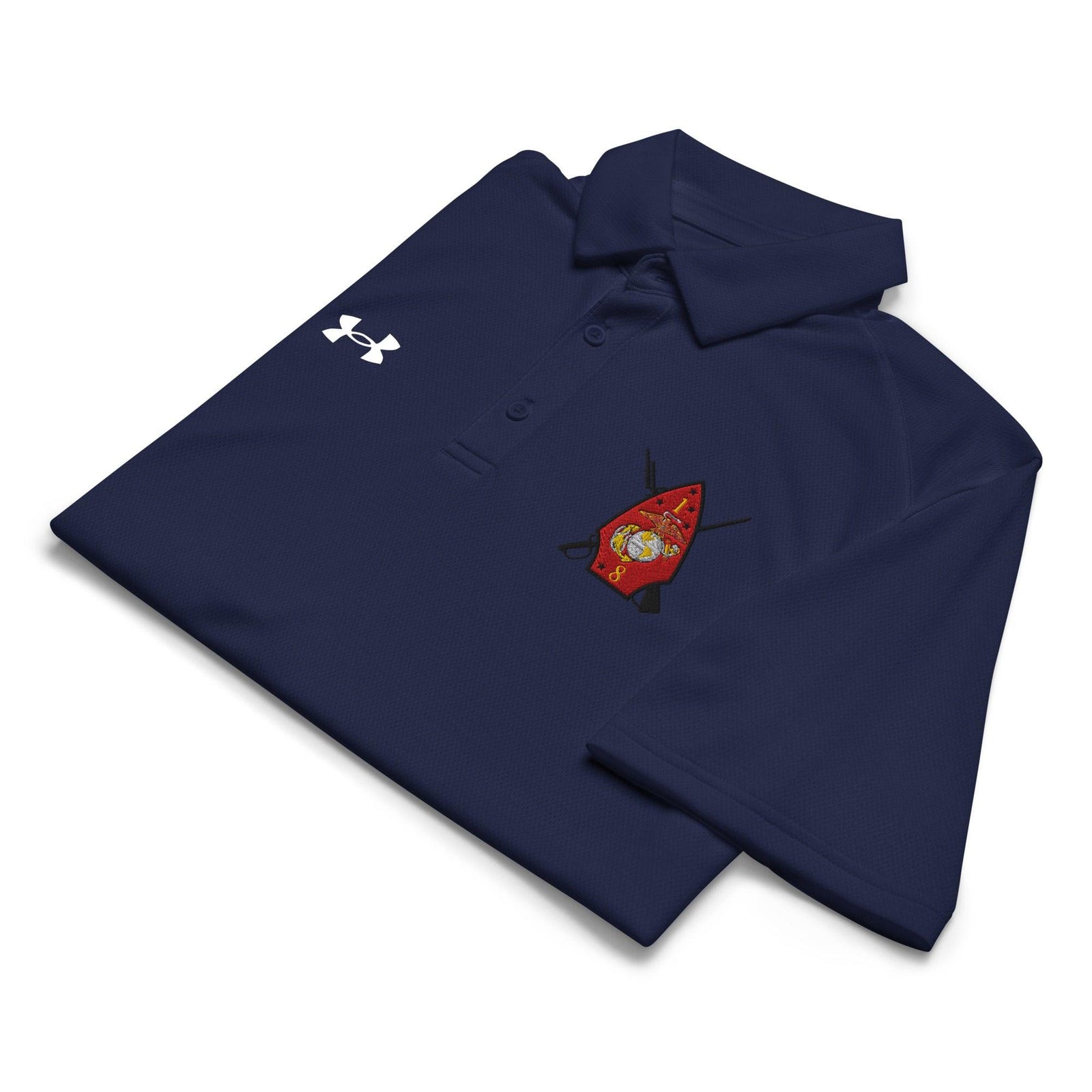 1st Battalion 8th Marines Embroidered Under Armour® Men's Polo Tactically Acquired