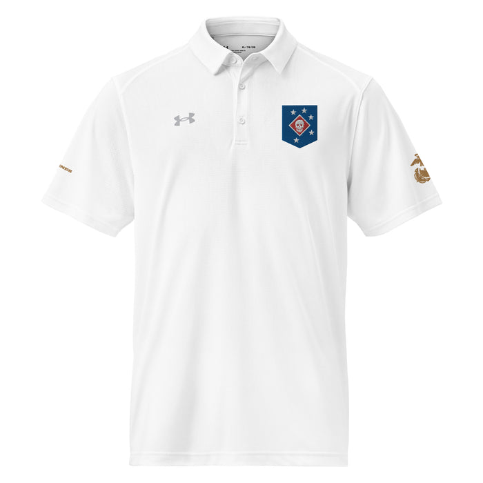 Marine Raiders Embroidered Under Armour® Men's Polo Tactically Acquired White S 