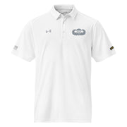 U.S. Army Parachutist Badge Embroidered Paratrooper Under Armour® Men's Polo Tactically Acquired White S 