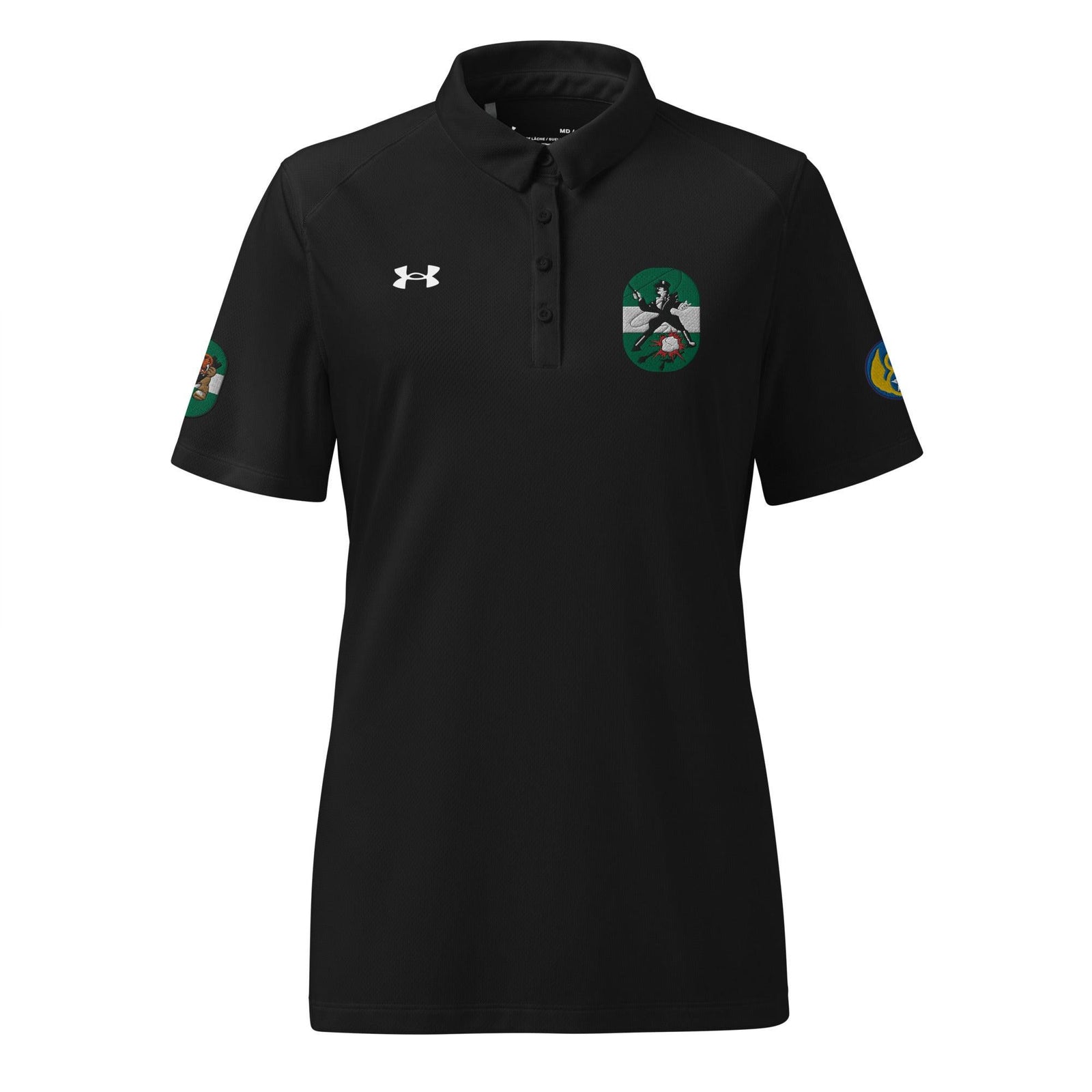491st BG - 854th Bomb Squadron Embroidered Under Armour® Women's Polo Tactically Acquired Black S 